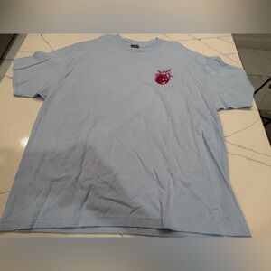 The Hundreds Sky Blue Tee with Red Graphic